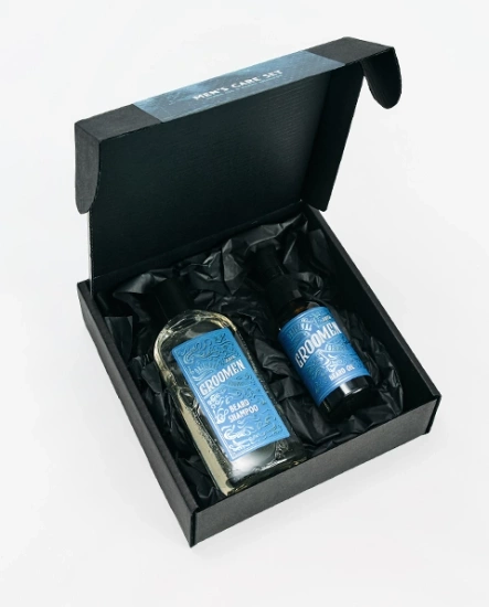 Zestaw do brody AQUA olejek + szampon