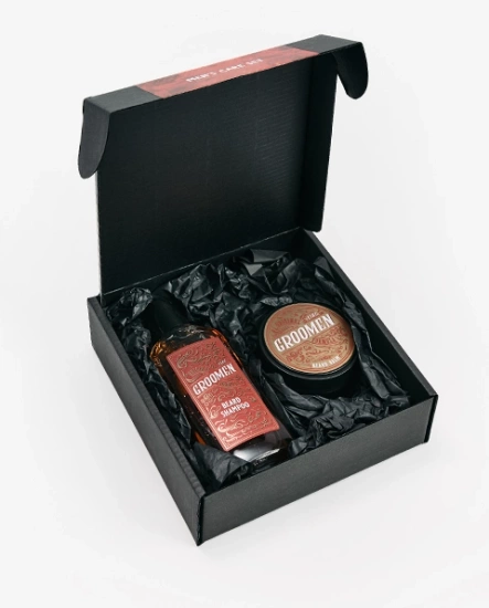 Zestaw do brody FIRE balsam + szampon