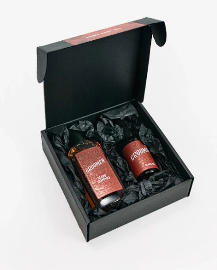 Zestaw do brody FIRE olejek + szampon